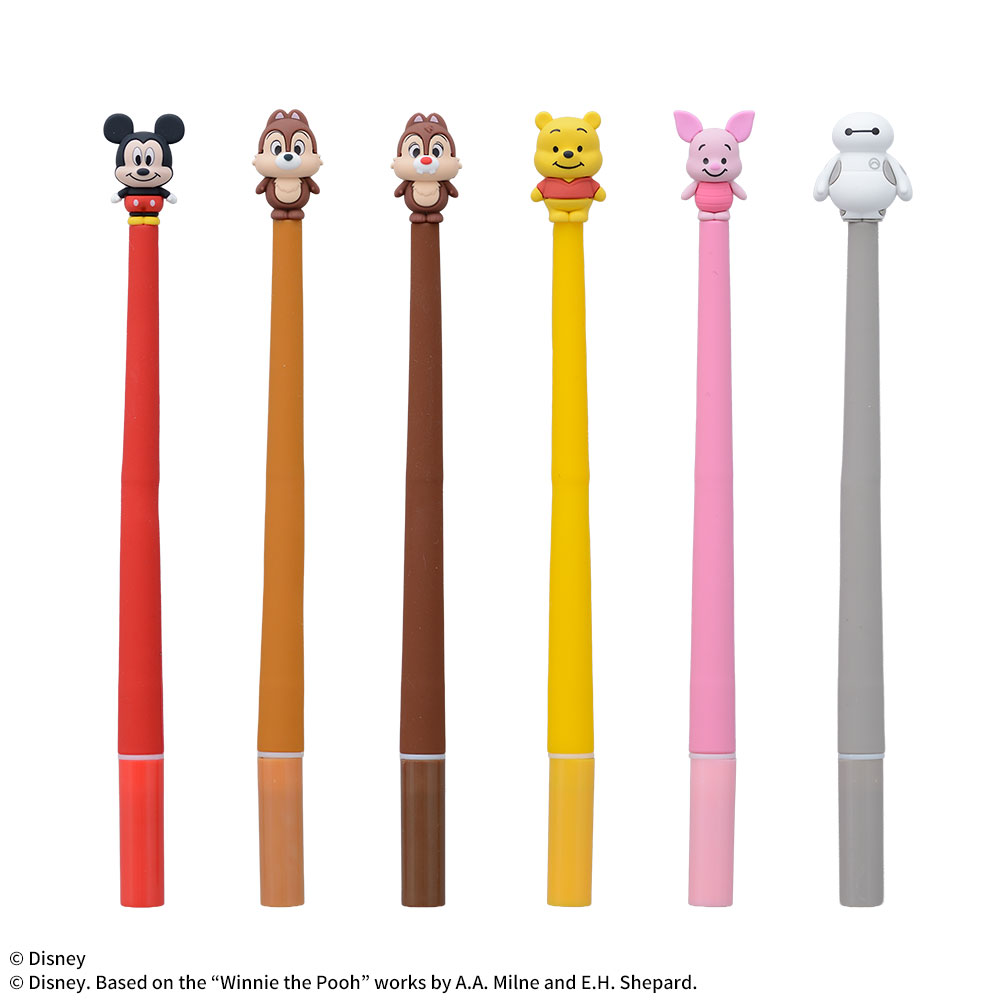 ディズニーキャラクター　ふにゃふにゃシリコンペン